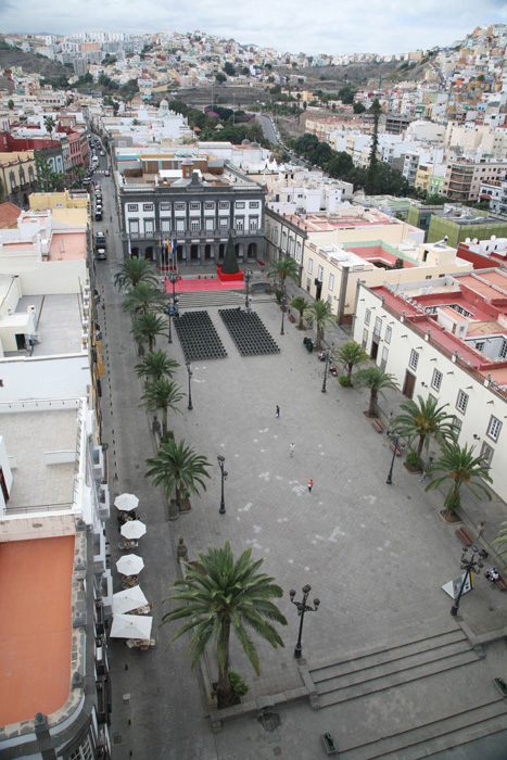 Gran Canaria, Las Palmas, Kathedrale Santa Ana, Panorama Plaza de Santa Ana - mittelmeer-reise-und-meer.de