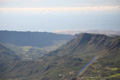 Blick Dünen Maspalomas, Fataga, Pico de las Nieves, Gran Canaria