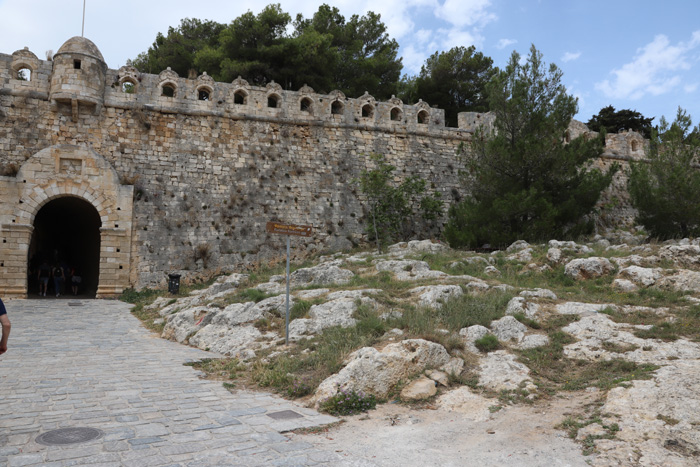 Kreta, Rethymno, Fortezza (Zitadelle) Eingangstor - mittelmeer-reise-und-meer.de