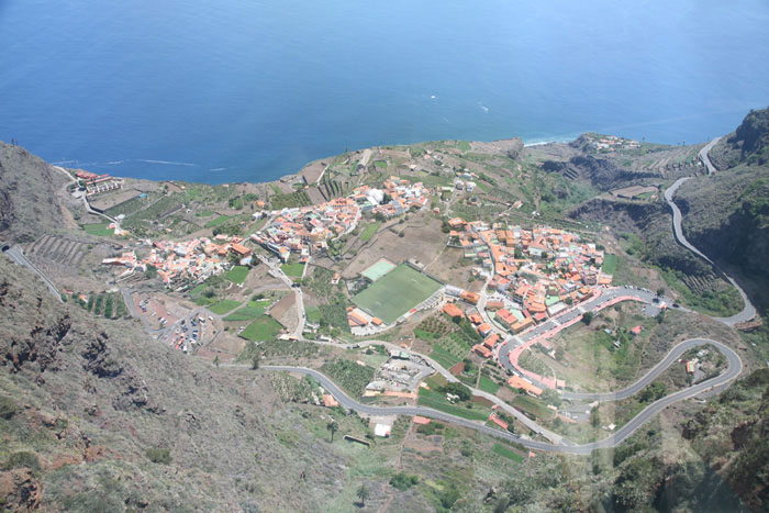 La Gomera, Mirador de Abrante, Agulo, Panorama östlicher Teil - mittelmeer-reise-und-meer.de