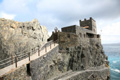 Castillo del Mar, Panorama, Bucht, Playa de Vallehermoso, La Gomera