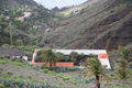 Blick über den kleinen Friedhof oberhalb, Taguluche, La Gomera