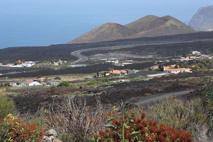 La Palma, LP-213, Camino Hoyo Verdugo, Camino Hoyo Verdugo Ecke Camino Real de Todoque - mittelmeer-reise-und-meer.de