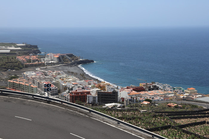 La Palma, Mirador de Puerto Naos, Blick und Panorama Puerto Naos - mittelmeer-reise-und-meer.de