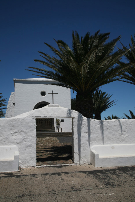 Lanzarote, Ermita de las Nieves, Eingang - mittelmeer-reise-und-meer.de
