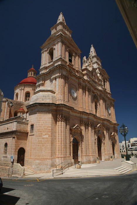 Malta, Mellieha, St. Marija Kirche, Triq s vella - mittelmeer-reise-und-meer.de
