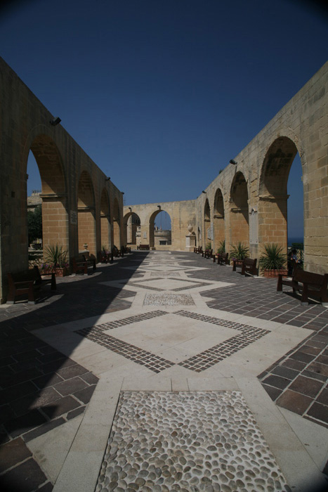 Malta, Valletta, Upper Barrakka Gardens, Parkanlage - mittelmeer-reise-und-meer.de