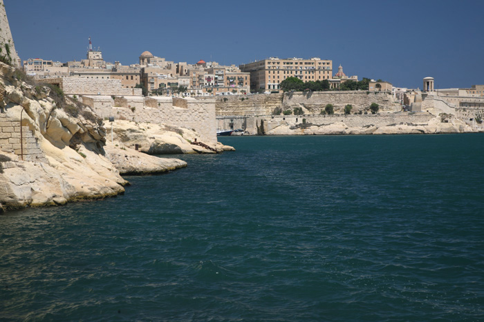 Malta, Vittoriosa (Birgu), 3 Cities, Blick Valletta, Siege Bell - mittelmeer-reise-und-meer.de