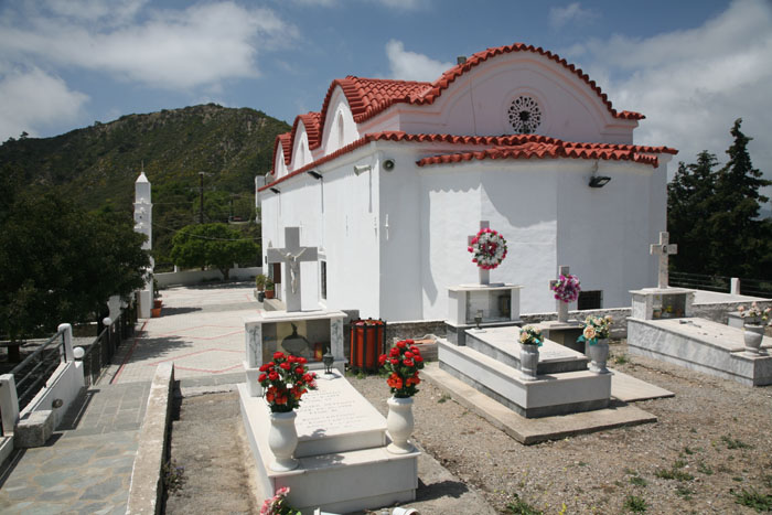 Rhodos, Profilia, Kirche Agia Anastasia, Friedhof - mittelmeer-reise-und-meer.de