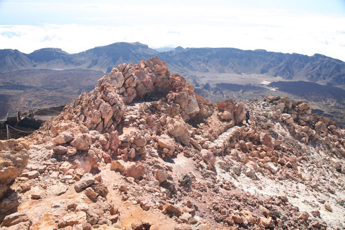 Teneriffa, Pico del Teide, Abstieg, Panorama Richtung S�den - mittelmeer-reise-und-meer.de