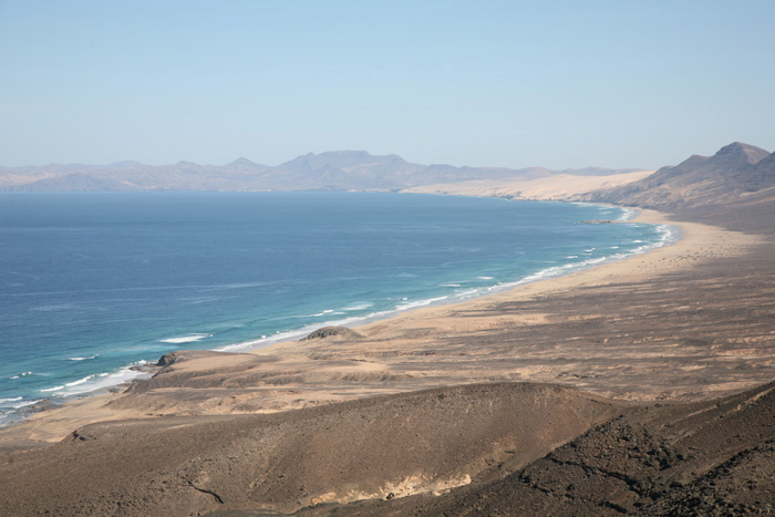 Fuerteventura, Cofete, Punto de vista sobre puerto de montaña - mittelmeer-reise-und-meer.de