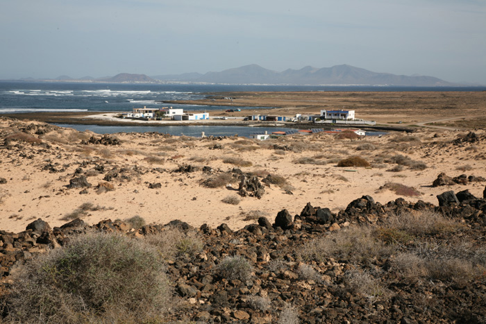 Fuerteventura, Majanicho, Blick von der Zufahrt Origo Mare - mittelmeer-reise-und-meer.de