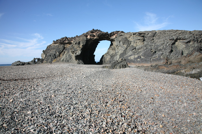 Fuerteventura, Pena Horadada, Abstieg, Kieselstrand - mittelmeer-reise-und-meer.de