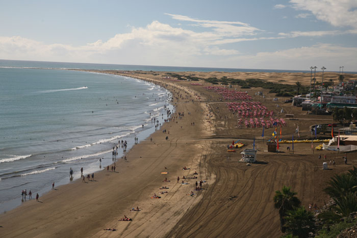 Gran Canaria, Dünen Maspalomas, Blick von der Promenade - mittelmeer-reise-und-meer.de