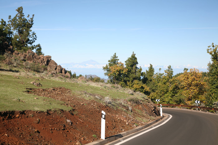 Gran Canaria, GC-130, Blick Pico del Teide, Teneriffa - mittelmeer-reise-und-meer.de