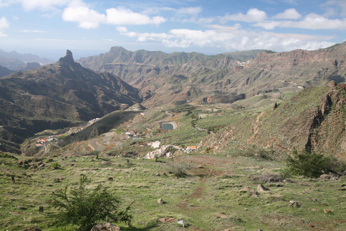 Gran Canaria, GC-150, Degollada Becerra, Aussichtspunkt, Blick nach Tejeda - mittelmeer-reise-und-meer.de