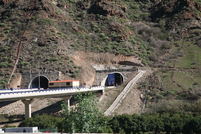 Gran Canaria, GC-200, Tunnel zur GC-1, derzeit noch eine Baustelle - mittelmeer-reise-und-meer.de