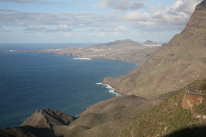Gran Canaria, GC-200, km 19,5, Panorama Galdar, Puerto de las Nieves - mittelmeer-reise-und-meer.de