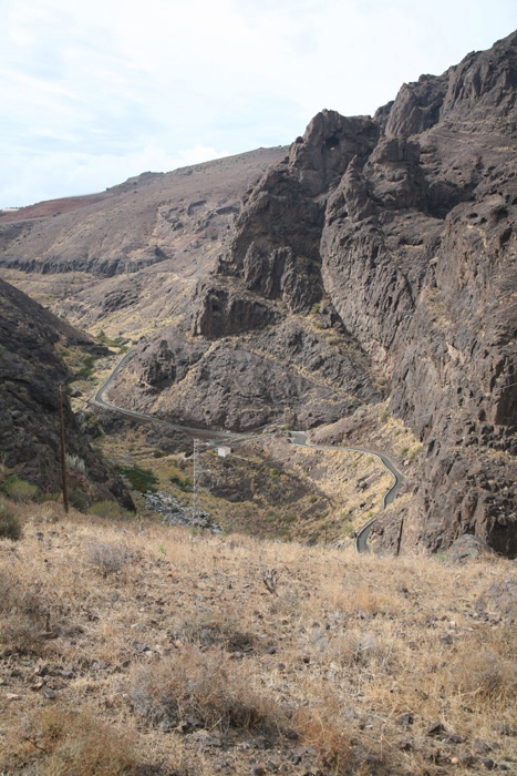 Gran Canaria, GC-210, Ausblick nach Westen am km 28,3 - mittelmeer-reise-und-meer.de