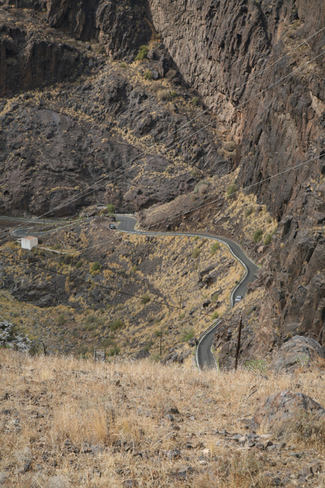 Gran Canaria, GC-210, Ausblick nach Westen am km 28,3 - mittelmeer-reise-und-meer.de