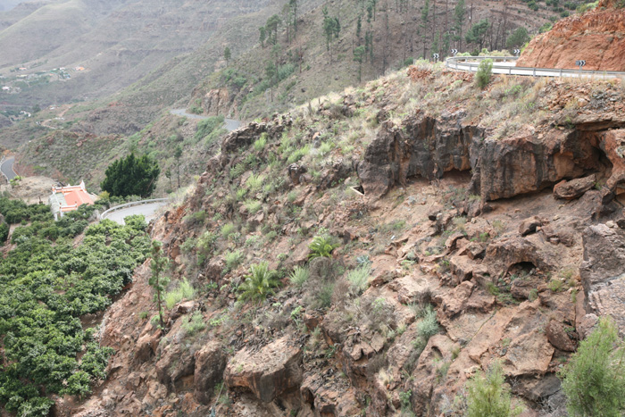 Gran Canaria, GC-505, Lugar Barranquillo Andres, km 18, Blick ins Tal - mittelmeer-reise-und-meer.de