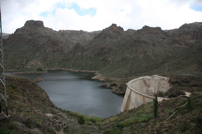 Gran Canaria, GC-505, Staudamm Presa de Soria - mittelmeer-reise-und-meer.de