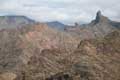 Die Berge Richtung Nordwesten, Windmühle, km 11, GC-606, Gran Canaria