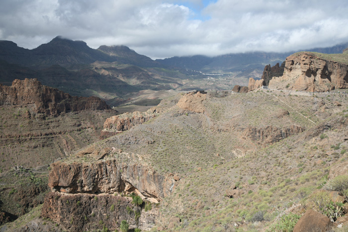 Gran Canaria, GC-65, Panorama San Bartolome vom Mirador el Guriete - mittelmeer-reise-und-meer.de