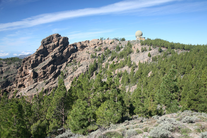 Gran Canaria, Pico de las Nieves, Gipfel, Sendeanlagen - mittelmeer-reise-und-meer.de