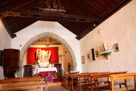 Ermita de las Nieves, Altar, Schneejungfrau