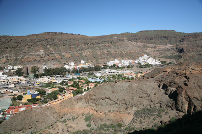 Gran Canaria, Puerto de Mogan, Hafen von der GC-500 - mittelmeer-reise-und-meer.de