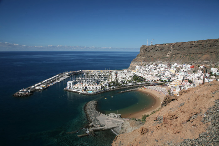 Gran Canaria, Puerto de Mogan, Panorama von der GC-500 - mittelmeer-reise-und-meer.de