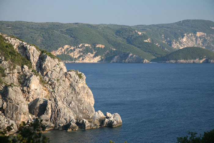 Korfu, Paleokastritsa, Blick in die Bucht vor Liapades - mittelmeer-reise-und-meer.de