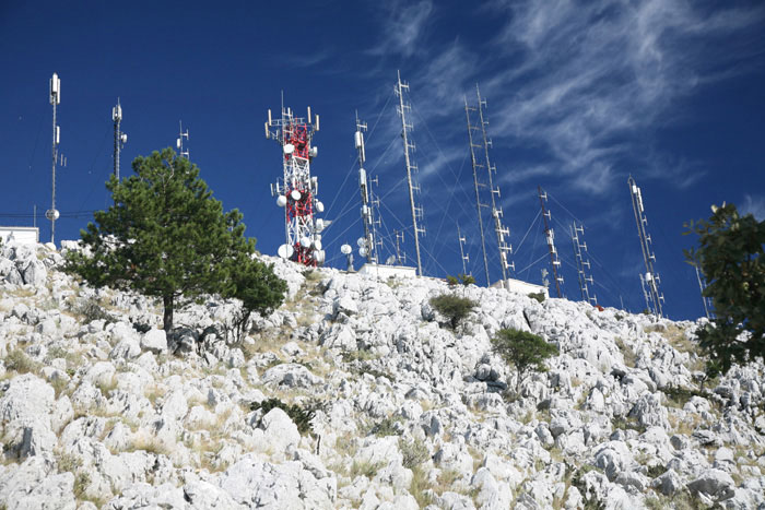 Korfu, Pantokrator, höchster Berg auf Korfu, Sendeanlagen - mittelmeer-reise-und-meer.de