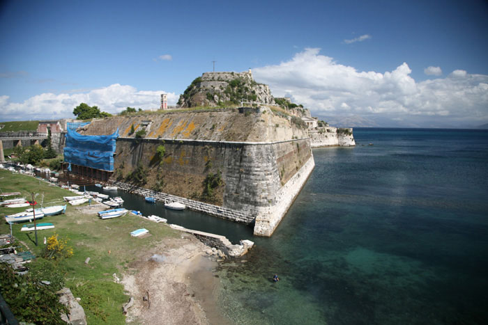 Korfu, Korfu-Stadt (Kerkyra), Blick auf die Alte Festung - mittelmeer-reise-und-meer.de