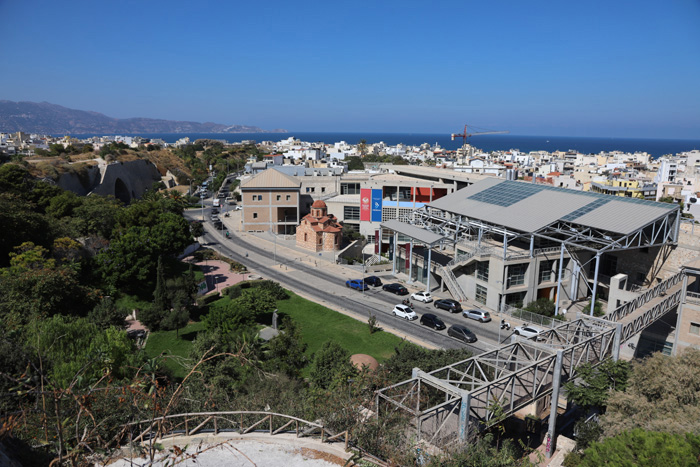 Kreta, Heraklion, Martinengo Bastion, Blick Minas Kathedrale - mittelmeer-reise-und-meer.de