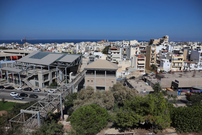 Kreta, Heraklion, Martinengo Bastion, Blick Minas Kathedrale - mittelmeer-reise-und-meer.de