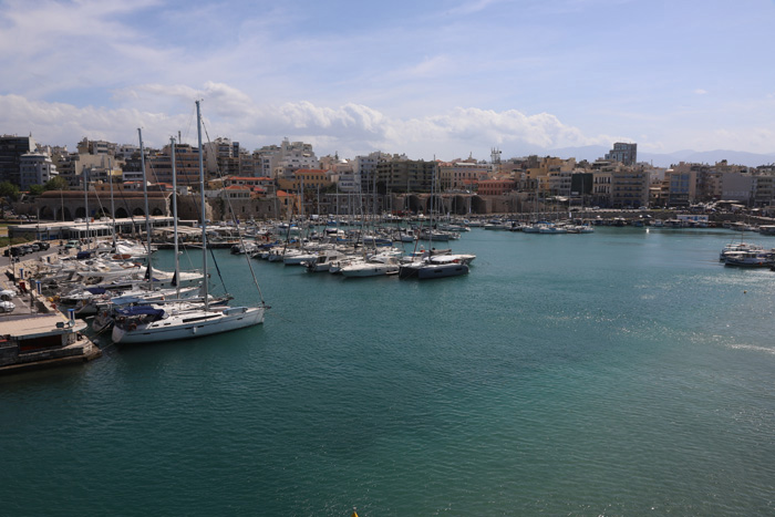 Kreta, Heraklion, Venezianischer Hafen, Blick von der Festung - mittelmeer-reise-und-meer.de