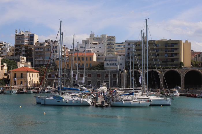 Kreta, Heraklion, Venezianischer Hafen, Blick von der Festung - mittelmeer-reise-und-meer.de