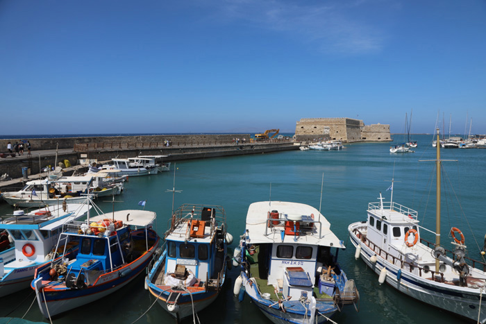 Kreta, Heraklion, Venezianischer Hafen - mittelmeer-reise-und-meer.de