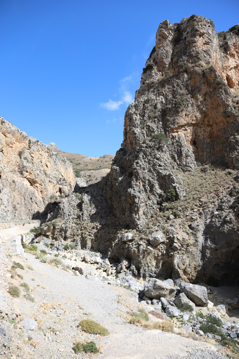 Kreta, Kourtaliotiko-Schlucht, Parkplatz “Panorama View“ (1+2) - mittelmeer-reise-und-meer.de