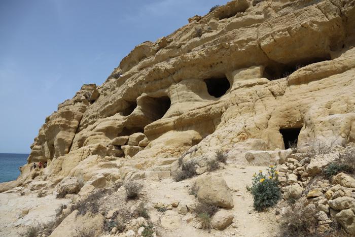 Kreta, Matala, Felsenhöhlen (3) - mittelmeer-reise-und-meer.de