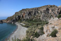 Preveli Beach, Panorama vom Wanderweg Dionyssos, Kreta