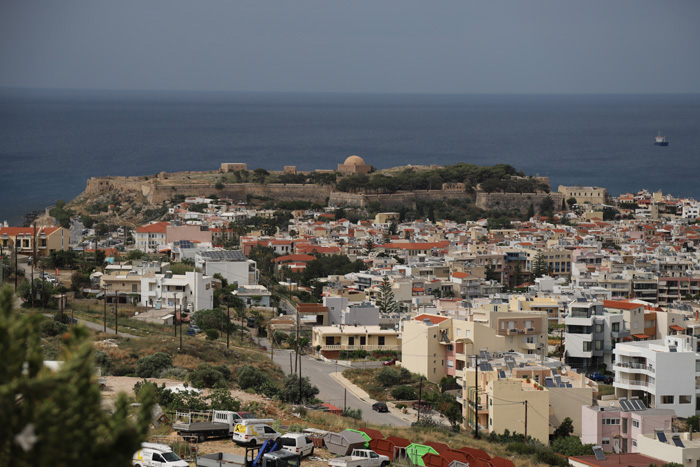 Kreta, Rethymno, Panorama Fortezza (Zitadelle) - mittelmeer-reise-und-meer.de