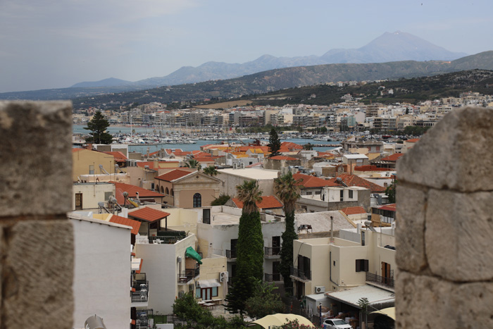 Kreta, Rethymno, Fortezza (Zitadelle) Blick Hafen - mittelmeer-reise-und-meer.de