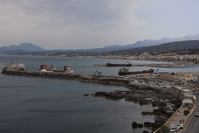 Kreta, Rethymno, Fortezza (Zitadelle) Blick Hafen - mittelmeer-reise-und-meer.de