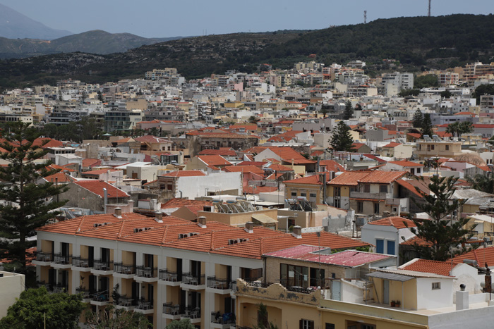 Kreta, Rethymno, Fortezza (Zitadelle) Blick Zentrum - mittelmeer-reise-und-meer.de