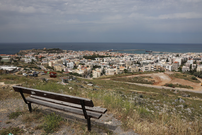 Kreta, Rethymno, Panorama Fortezza (Zitadelle) - mittelmeer-reise-und-meer.de