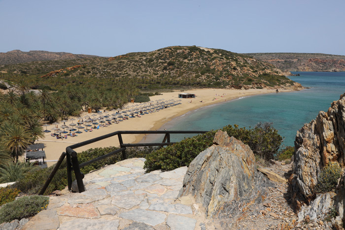 Kreta, Vai, Palmen-Strand 'Vai Beach' - mittelmeer-reise-und-meer.de