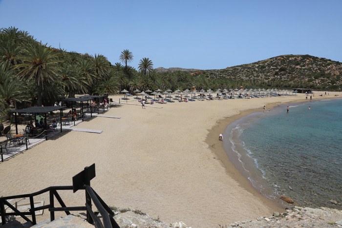 Kreta, Vai, Palmen-Strand 'Vai Beach' - mittelmeer-reise-und-meer.de